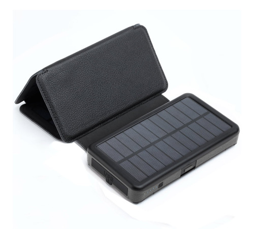 Портативний зарядний пристрій Power Bank 2E Solar 20000mAh Black