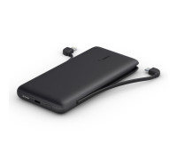 Портативное зарядное устройство Power Bank Belkin 10000mAh 23W integrated cables Black (BPB006BTBLK)