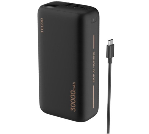 Портативный аккумулятор TECNO 30000mAh 22.5W Black (TPB-P302)