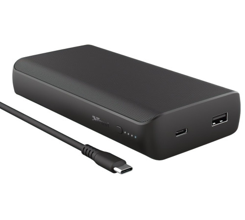 Портативний акумулятор Trust Laro USB-C 20000 mAh for Laptop 65W Black