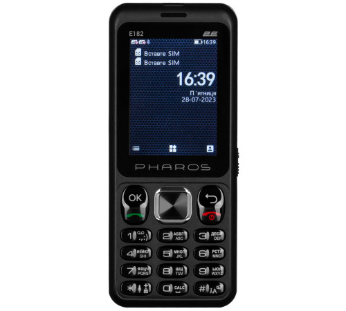 Мобільний телефон 2E E182 Black (688130245234)