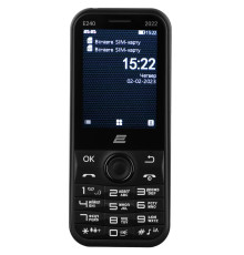 Мобільний телефон 2E E240 2022 Black (688130245159)