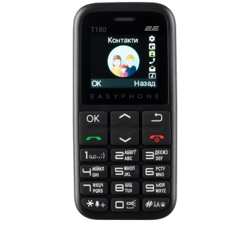 Мобильный телефон 2E T180 2020 DualSim Black (680576170064)