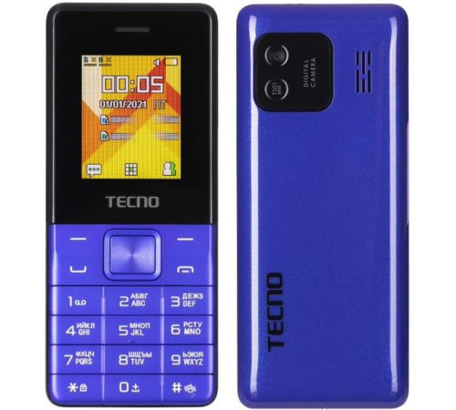 Мобильный телефон Tecno T301 Blue (4895180778698)