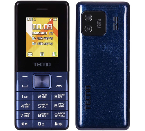 Мобильный телефон Tecno T301 Deep Blue (4895180778681)