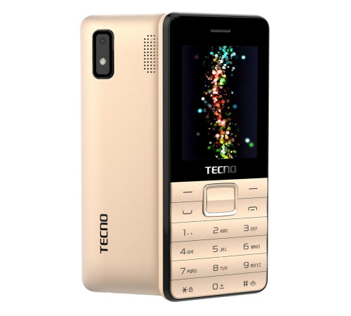 Мобильный телефон Tecno T372 TripleSIM Champagne Gold (4895180746840)