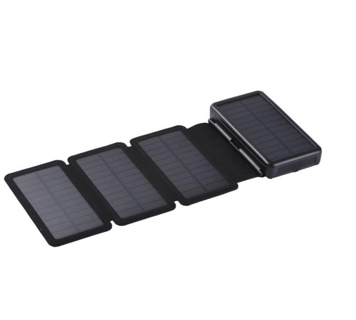 Портативний зарядний пристрій Power Bank 2E Solar 20000mAh Black