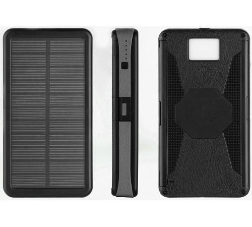 Портативний зарядний пристрій Power Bank 2E Solar 20000mAh Black