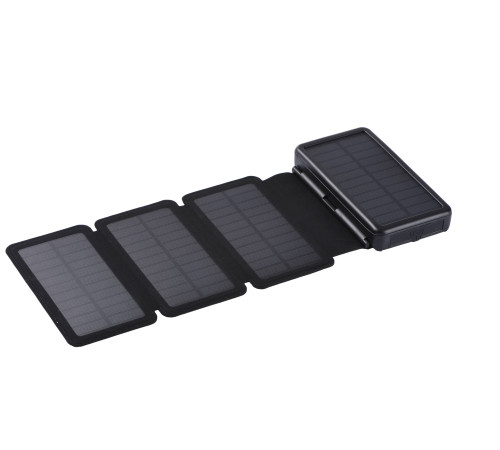 Портативний зарядний пристрій Power Bank 2E Solar 20000mAh Black