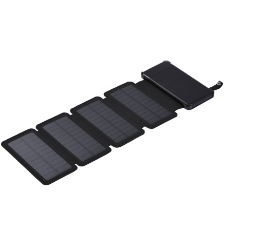 Портативний зарядний пристрій Power Bank 2E Solar 8000mAh Black