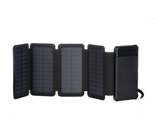 Портативний зарядний пристрій Power Bank 2E Solar 8000mAh Black