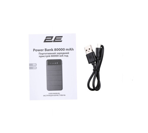 Портативний зарядний пристрій Power Bank 2E Solar 8000mAh Black
