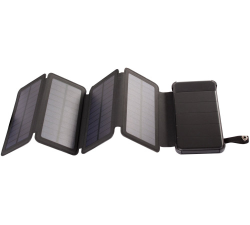 Портативний зарядний пристрій Power Bank 2E Solar 8000mAh Black