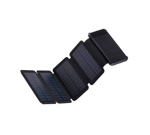 Портативний зарядний пристрій Power Bank 2E Solar 8000mAh Black