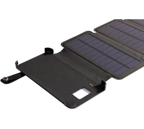 Портативний зарядний пристрій Power Bank 2E Solar 8000mAh Black