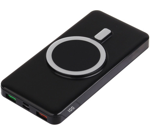 Портативное зарядное устройство Power Bank 2E Wireless 10000mAh 20W Black