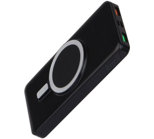 Портативное зарядное устройство Power Bank 2E Wireless 10000mAh 20W Black