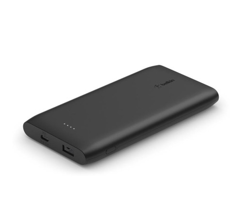 Портативное зарядное устройство Power Bank Belkin 10000mAh, 18W, USB-A, USB-C, black (BPB001BTBK)