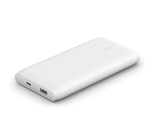 Портативное зарядное устройство Power Bank Belkin 10000mAh 18W USB-A, USB-C White (BPB001BTWH)