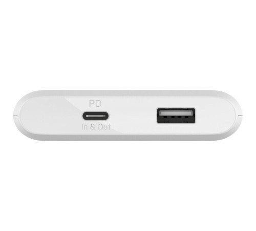 Портативное зарядное устройство Power Bank Belkin 10000mAh 18W USB-A, USB-C White (BPB001BTWH)