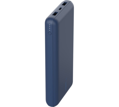Портативный аккумулятор Power Bank Belkin 20000mAh, 15W, Dual USB-A, USB-C, blue