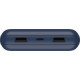 Портативный аккумулятор Power Bank Belkin 20000mAh, 15W, Dual USB-A, USB-C, blue