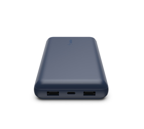 Портативный аккумулятор Power Bank Belkin 20000mAh, 15W, Dual USB-A, USB-C, blue
