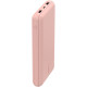 Портативный аккумулятор Power Bank Belkin 20000mAh 15W, Dual USB-A, USB-C Rose Gold (BPB012BTRG)