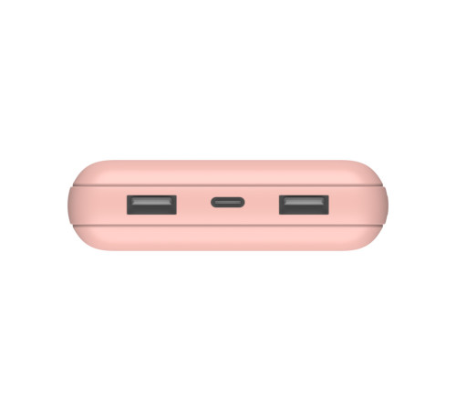 Портативный аккумулятор Power Bank Belkin 20000mAh 15W, Dual USB-A, USB-C Rose Gold (BPB012BTRG)