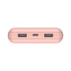 Портативный аккумулятор Power Bank Belkin 20000mAh 15W, Dual USB-A, USB-C Rose Gold (BPB012BTRG)