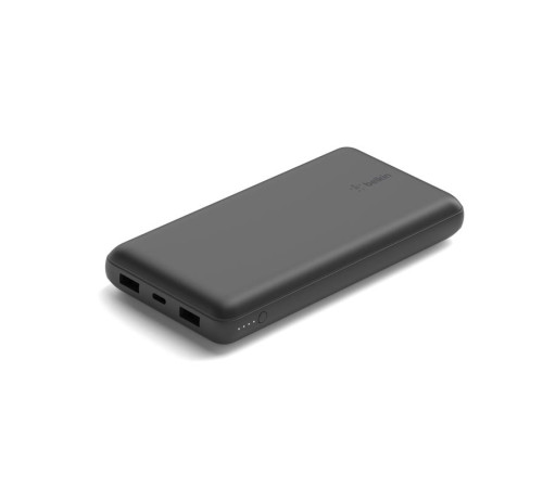Портативный аккумулятор Power Bank Belkin 20000mAh, 15W, Dual USB-A, USB-C, black