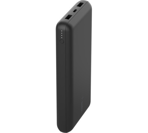 Портативный аккумулятор Power Bank Belkin 20000mAh, 15W, Dual USB-A, USB-C, black