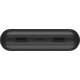 Портативный аккумулятор Power Bank Belkin 20000mAh, 15W, Dual USB-A, USB-C, black