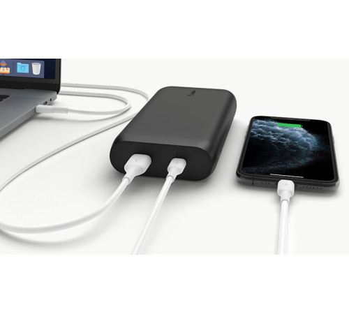 Портативный аккумулятор Belkin 20000mAh, 30W, USB-A, USB-C, black