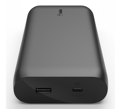 Портативный аккумулятор Belkin 20000mAh, 30W, USB-A, USB-C, black