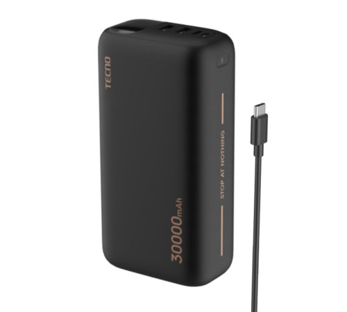 Портативный аккумулятор TECNO 30000mAh 22.5W Black (TPB-P302)
