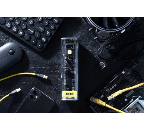 Портативный аккумулятор 2E 24000mAh Сrystal 100W (2E-PB7200PD)