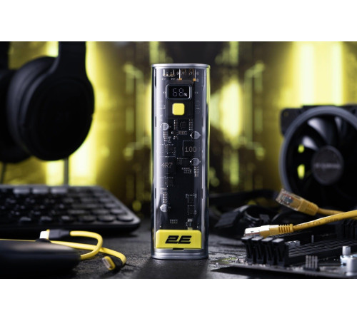 Портативный аккумулятор 2E 24000mAh Сrystal 100W (2E-PB7200PD)