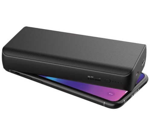 Портативний акумулятор Trust Laro USB-C 20000 mAh for Laptop 65W Black