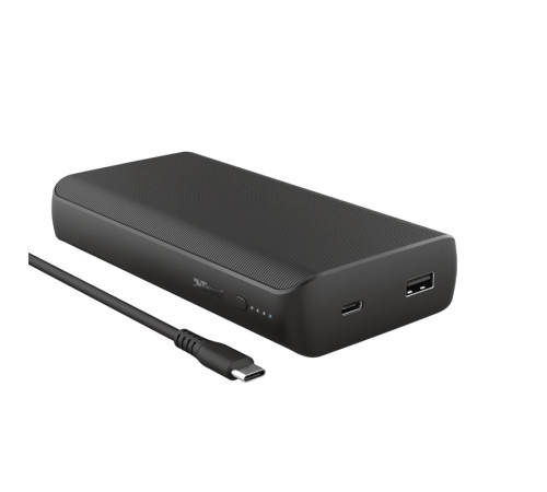 Портативний акумулятор Trust Laro USB-C 20000 mAh for Laptop 65W Black