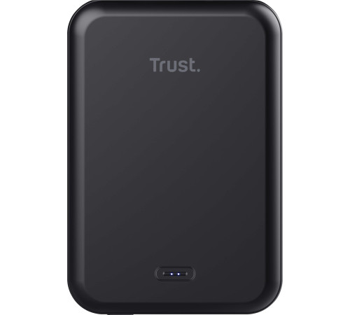 Портативний зарядний пристрій Trust Magnetic WL 5000 mAh Black