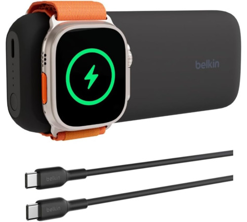 Портативный аккумулятор Power Bank Belkin 10000мА 20Вт Apple Watch(BPD005BTBK)