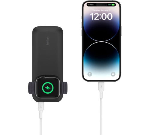 Портативный аккумулятор Power Bank Belkin 10000мА 20Вт Apple Watch(BPD005BTBK)