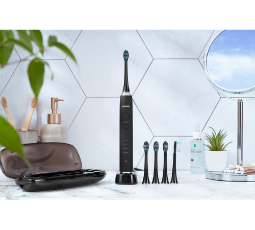 Електрична зубна щітка Ardesto ETB-211B чорна