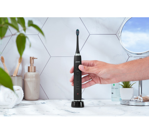 Електрична зубна щітка Ardesto ETB-211B чорна