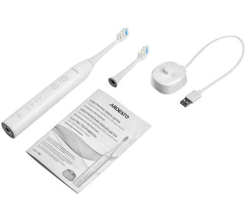 Електрична зубна щітка Ardesto ETB-112W біла