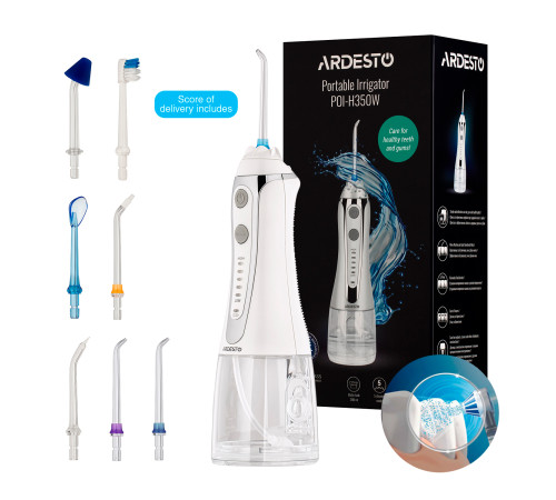 Іригатор портативний Ardesto POI-H350W
