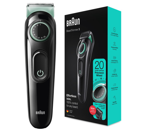 Триммер для бороды и усов Braun BeardTrimmer BT3321