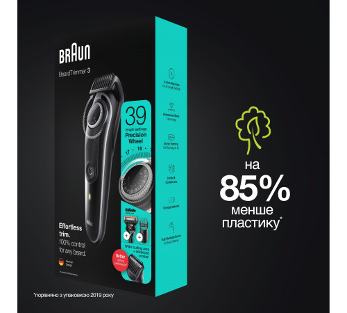 Триммер для бороды и усов Braun BeardTrimmer BT3342