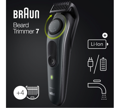 Триммер для тіла (бодігромер) / Триммер для бороды и усов Braun XT5200